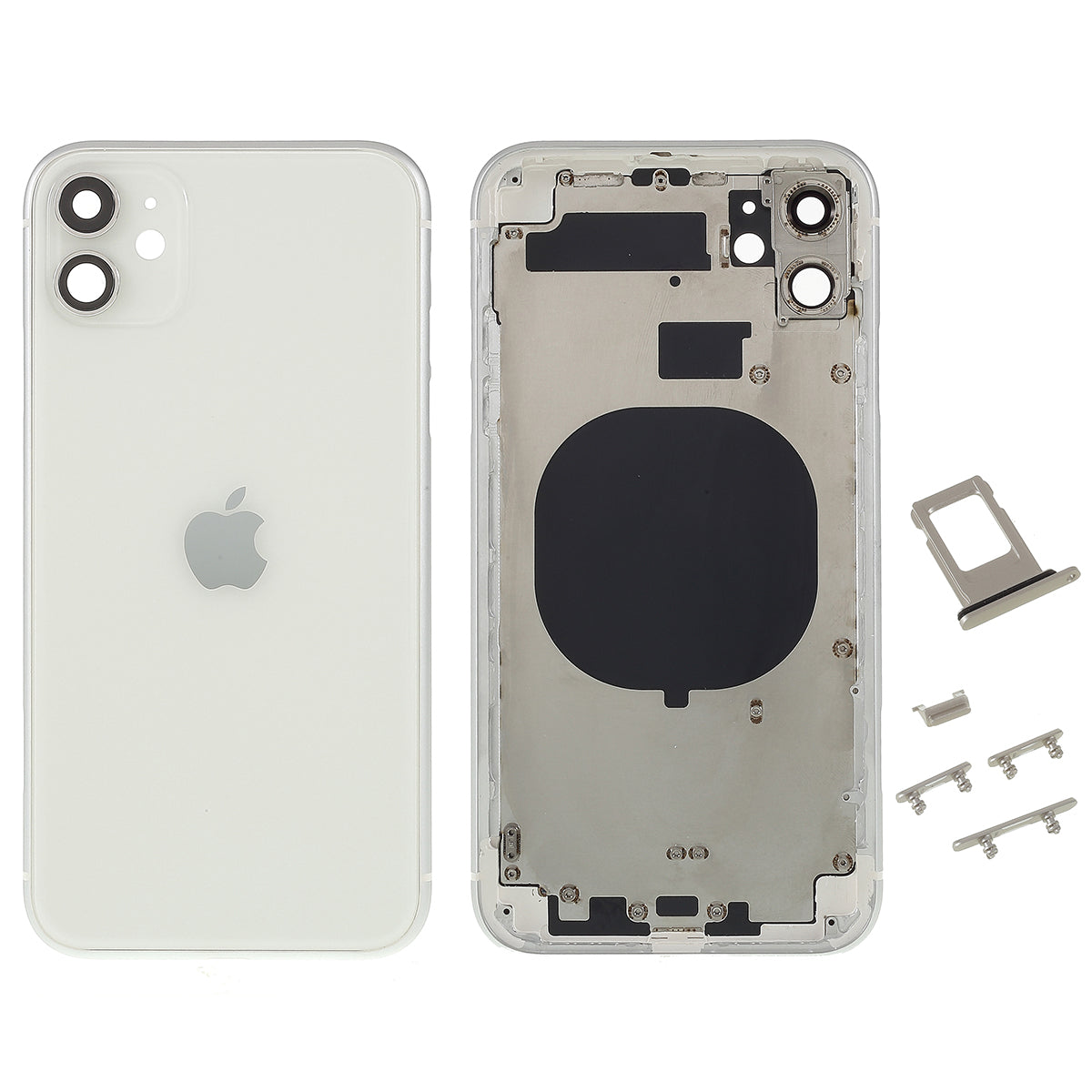 OEM Rear Housing Door Cover Side Buttons for Apple iPhone 11 6.1 inch OEM Rear Housing Door Cover Side Buttons for Apple iPhone 11 6.1 inch